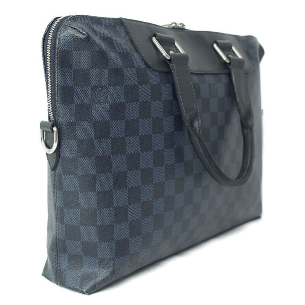 Louis Vuitton Cobalt Jour PDJ Blue Porte Damier Business Document Bag